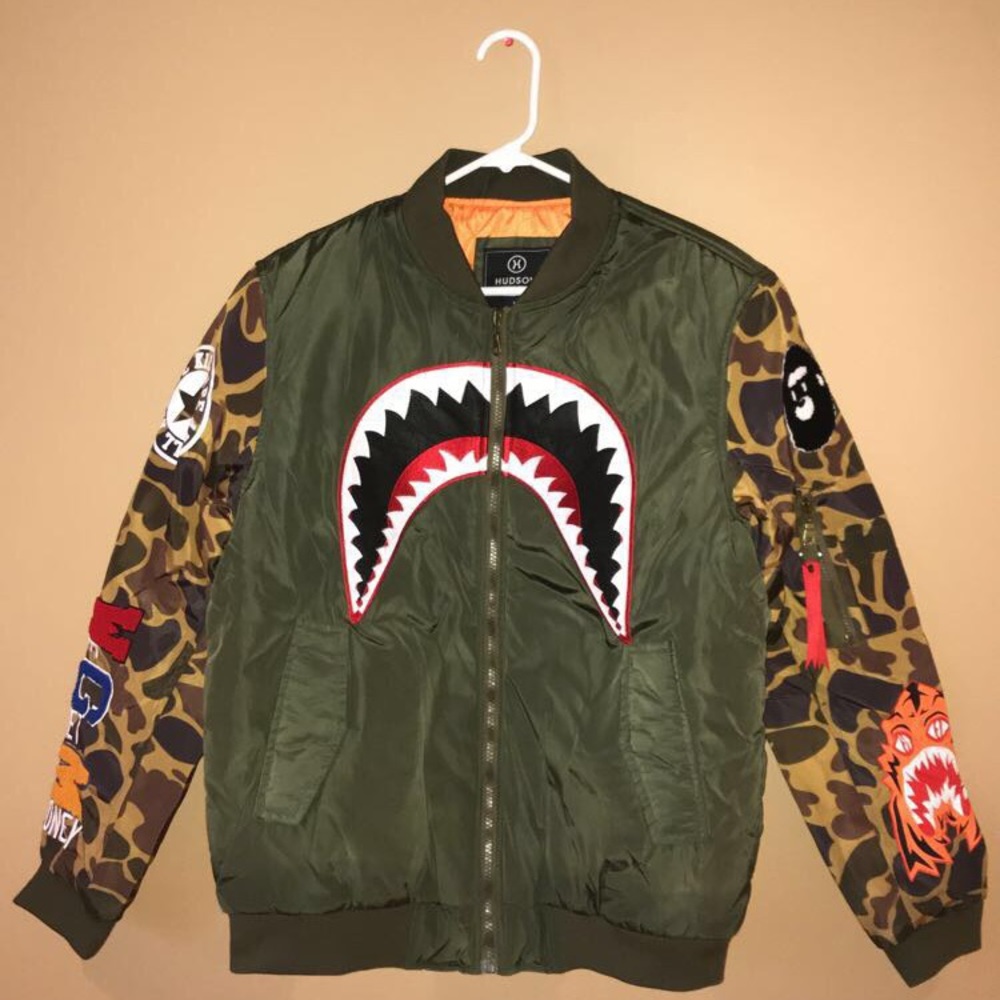 Hudson Outerwear Camo Bomber Jacket Bape Supreme